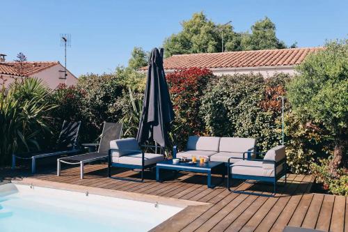 ღ Le Paradis Bleu • Villa avec piscine chauffée