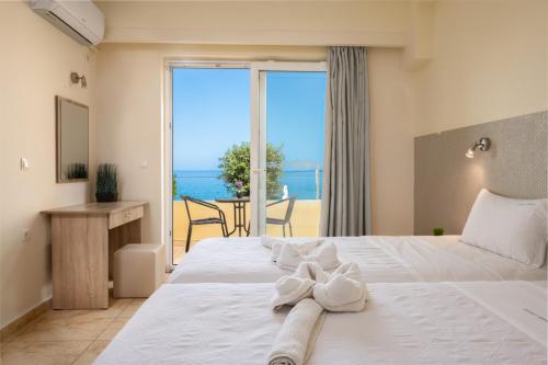 Erkély/terasz, Nefeli Beach - living by the sea in Vasilikos
