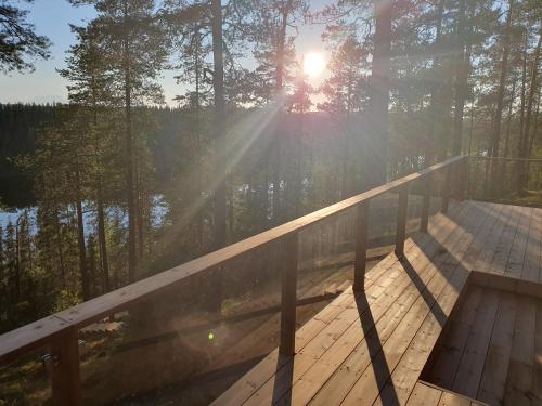 Вид, Hilltop Villa at Lake Porontima in Куусамо