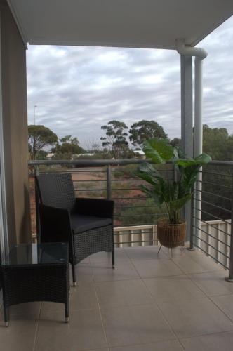 Erkély/terasz, Copper Retreat Millennium Apartment in Roxby Downs