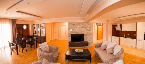 مطبخ, منزل 44 متر مربع من 1 غرفة و1 حمام خاص في Zavala (Harmonia Apartments Budva) in Zavala