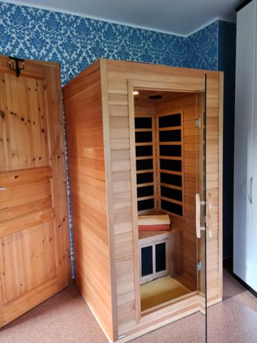 Saun, Ferienwohnung EnergiePunkt am Planitzwald in Bennewitz