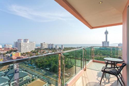 Grande Carribean sea view apartments Jomtien beach - 발코니/테라스