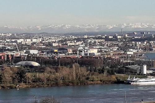 T4/5 avec vue sur les Alpes à 5 minutes de Lyon