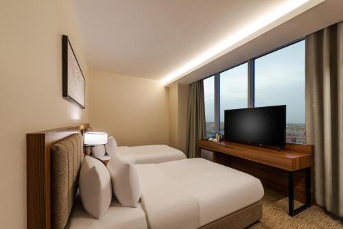 Twin room, with views