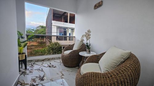 Balkons/terase, ZAFIRO HOTEL in Doradal