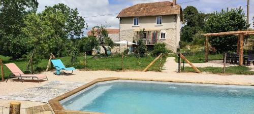 Cocagne ! Maison à la campagne, piscine privative - Location saisonnière - Saint-Cirgues