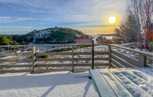 Utsikt, Stunning Home In Farsund With 3 Bedrooms in Flekkefjord