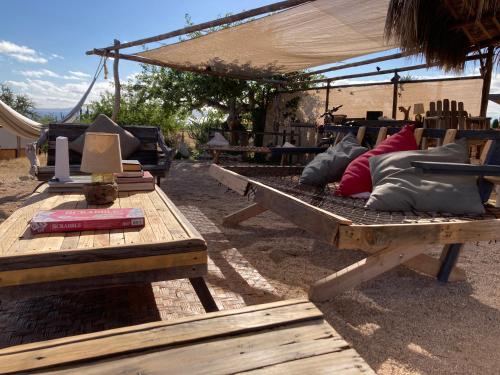 BCS Buena onda sea view bell tent in El Sargento, Mexico