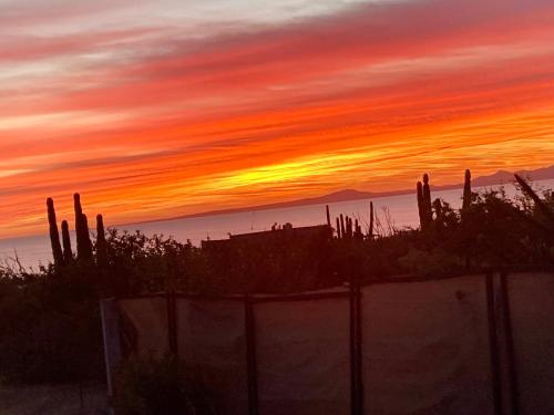 BCS Buena onda sea view bell tent in El Sargento, Mexico