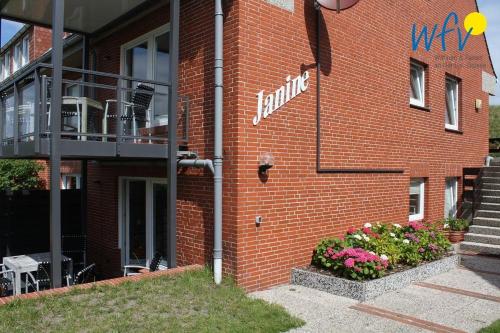 Вхід, Haus Janine Ferienwohnung Meeresblume in Юйст