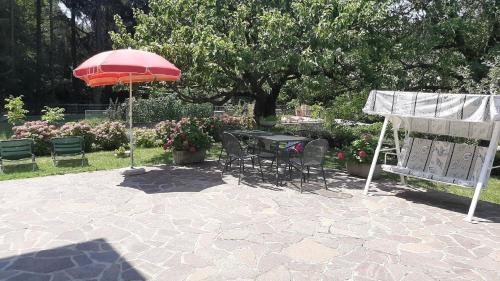 Appartement in San Zeno Di Montagna mit Terrasse und Garten und Seeblick