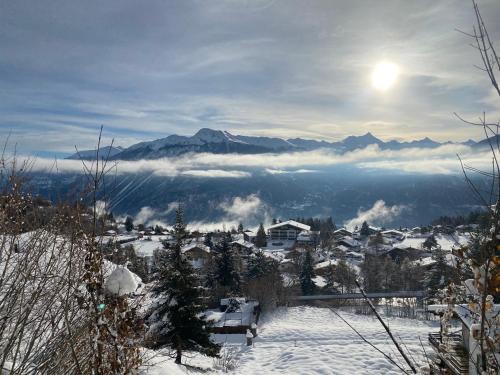 Chalet Tyl, vue imprenable sur les Alpes Valaisannes