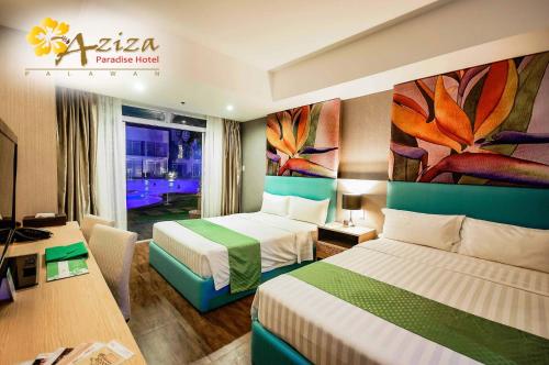 Aziza Paradise Hotel Room Type - Deluxe Triple Room with Pool Access
