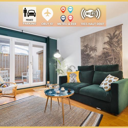 T3 - PARIS 10' Confort & Modern - Terrasse - Parking - WIFI
