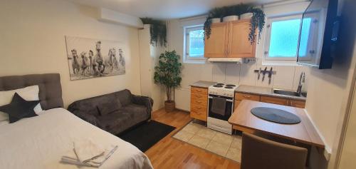 Studio apartment near metro and forest! in 헤셀뷔 빌라스타드