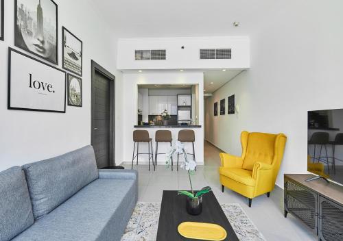 Luxury 1BR Apartment in the heart Marina, Connection to Dubai Marina Mall - Silverene tower, Dubai (photo 4)
