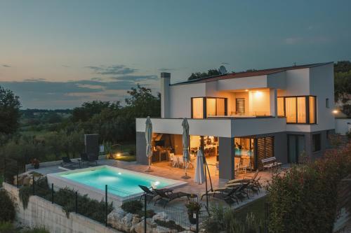 Villa Boiky - private pool and amazing sea view, Istria - Accommodation - Materada