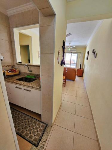 Aconchegante Apto 01 dorm c/Sacada, Ar-Cond, Wi-Fi, Lado Praia in Balneario Cidade Atlantica