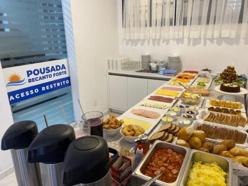 อาหารและเครื่องดื่ม, Pousada Recanto Forte in กาโชเอย์รา โด บอม เชซุส