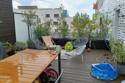 Appartement avec terrasse - Location saisonnière - Saint-Denis