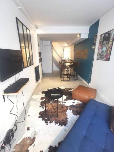 Joli T2 de 37M2 Style Loft Prox Gare Métro, Lyon (fotografie 8)