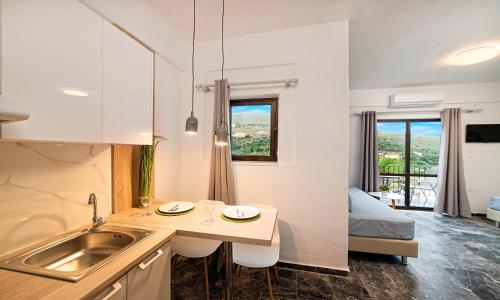 Kitchen, Villa Galini in Vamos