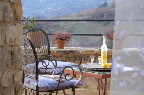 Erkély/terasz, Agriturismo Podere Conti in Filattiera