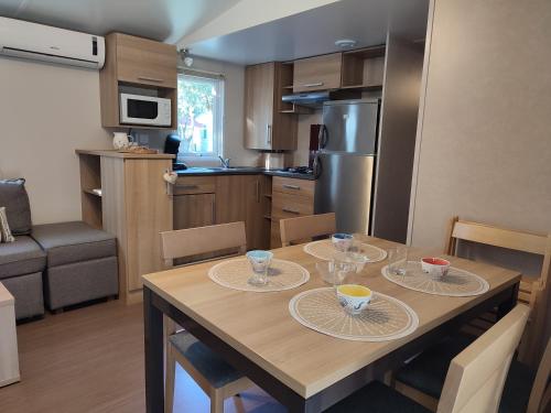 Mobil-home climatisé 6 pers en Ardèche