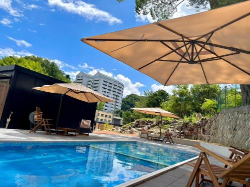 Swimming pool, Sakanaya Stay near Michi-no-Eki Izu no Heso