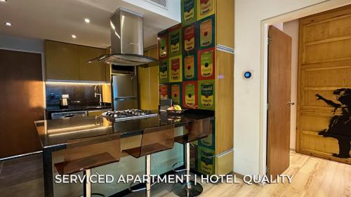 Kitchen, Serviced Apartment Pretty Penthouse Valencia in El Vinedo Valencia