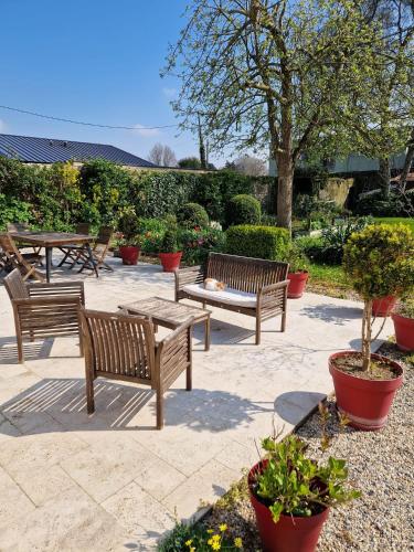 1 chambre 2 personnes dans une maison avec jardin proche centres d'intérêt et commerces - Chambre d'hôtes - Bayeux