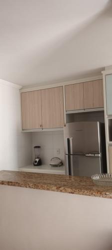 ห้องครัว, Apto com sacada GOURMET VISTA MAR in อเวียเซา