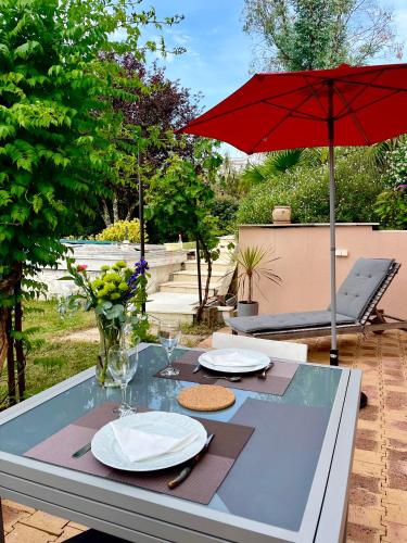 Chambre avec vue chambre d'hôte Les Salvetas