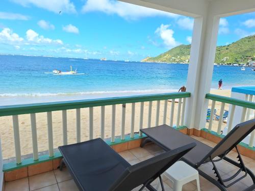 Jolie maison sur la plage de Grand-Case