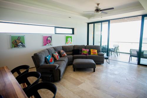 97984 Ocean views from all the bedrooms of this Deluxe beachfront Condo, Paradise in Chicxulub, Mexico