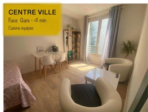 Appartement en face de la gare - centre ville - Location saisonnière - Poitiers