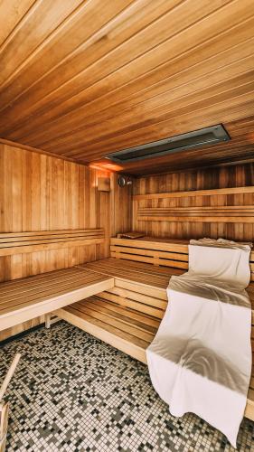 Сауна, Fabryka Welny Hotel & Spa in Паб'яніце