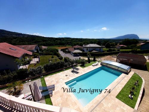 Villa 5*, 15 personnes, Piscine à 20 min de Genève