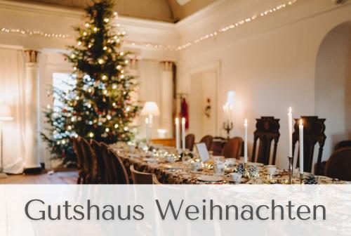 Jagatud salong / TV-ala, Gutshaus Volzrade Hotel & Ferienwohnungen in Elbnähe (Gutshaus Volzrade Hotel & Ferienwohnungen in Elbnahe) in Lubtheen