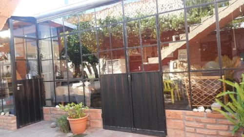 주방, Hosteria El Zaguan in 카파야테-톨롬본