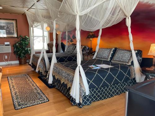 2 double beds