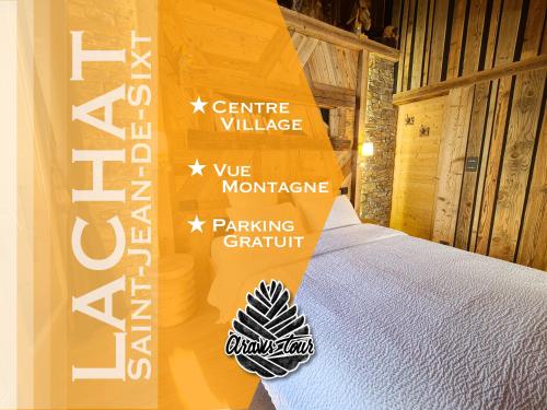 Studio Lachat - Centre village, vue montagnes - AravisTour Saint Jean de Sixt