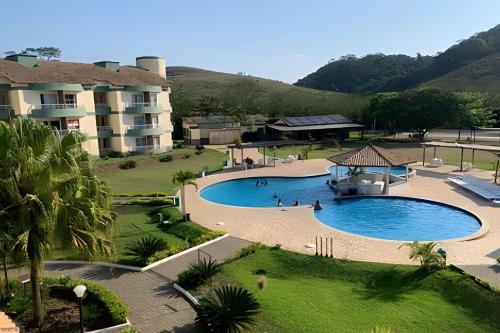 Luxuoso Apart Hotel Village c/vista para piscina