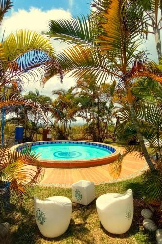 Swimming pool, La Aldea Ruitoque in Loma Mesa De Ruitoque