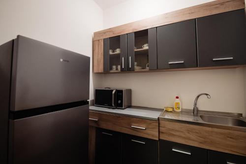 Konyha, Complex Omnia - Apartamente Husi in Huszváros