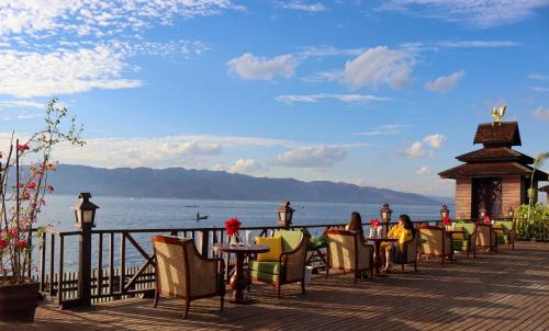 Balcony/terrace, KMA INLE HOTEL in Inle Lake