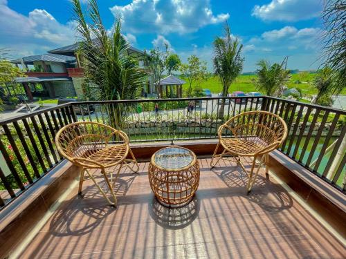 Balcony/terrace, ATHENA PREMIER RESORT NINH BINH  in Ninh Bình
