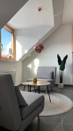 Feinzeit Lofty Luna - 3 SZ, 2 Bäder, 6 Gäste, Parkplatz, Ruhe & Komfort, Bamberg (fotografie 6)