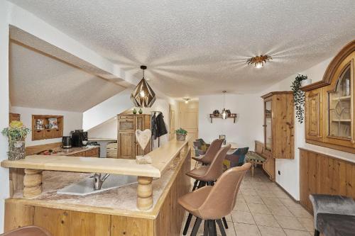 廚房, Wellness-Appartements Berchtesgadener Land in 阿因林格
